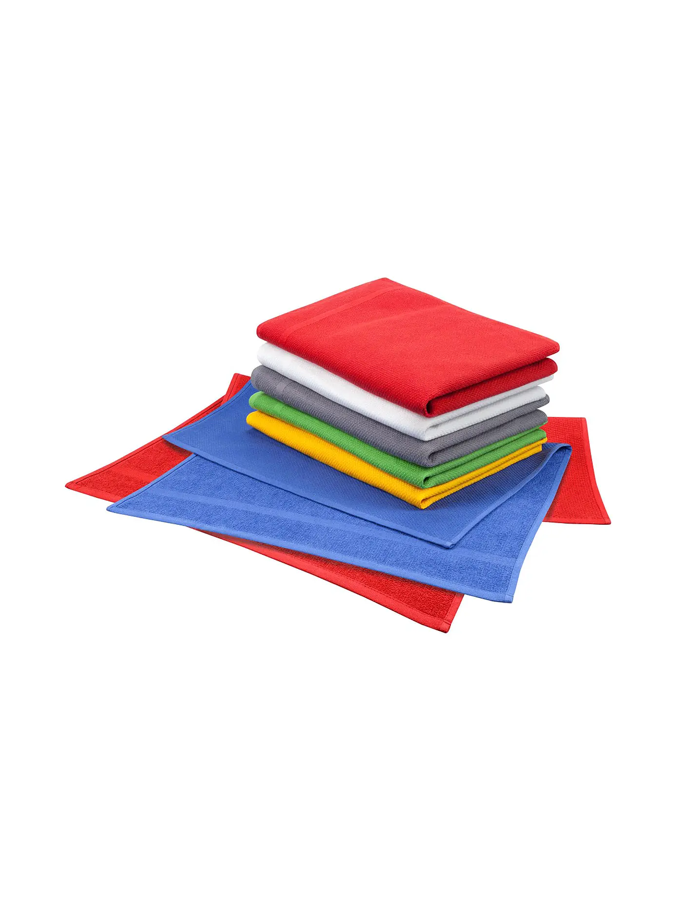 KRACHT | Geschirrtuch 50x70cm Piquet / Frottier Gruen | 